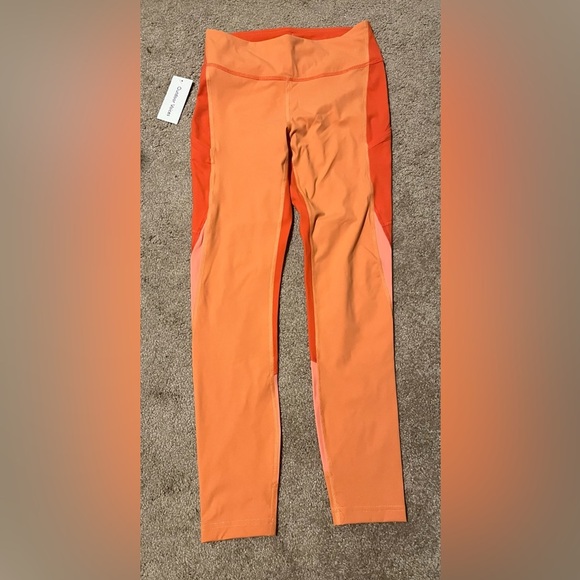 NWT Outdoor Voices Zoom Superform 7/8 Legging Sunstone / Paprika / Peach Size S - Picture 3 of 7